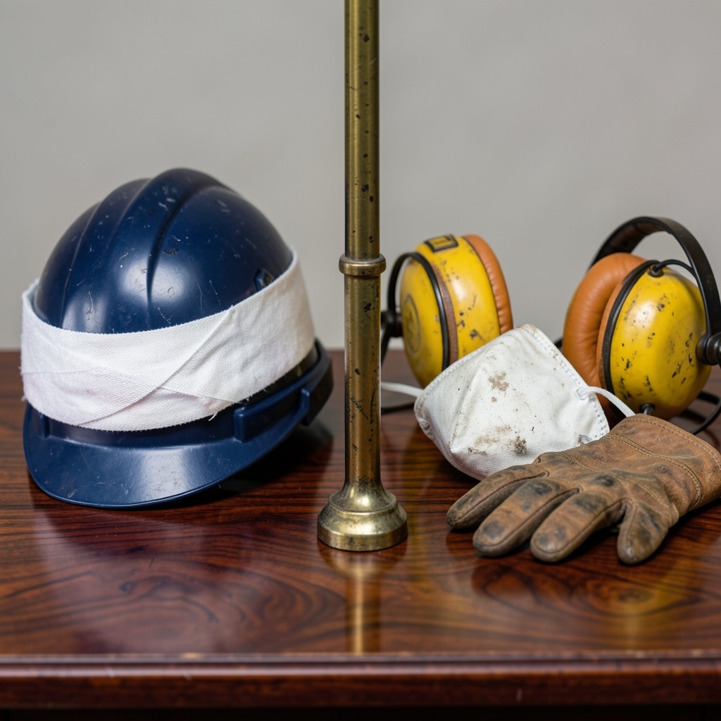 Comparación visual entre accidente puntual y exposición laboral prolongada